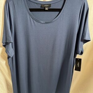 Alfano Blue Short Sleeve Top